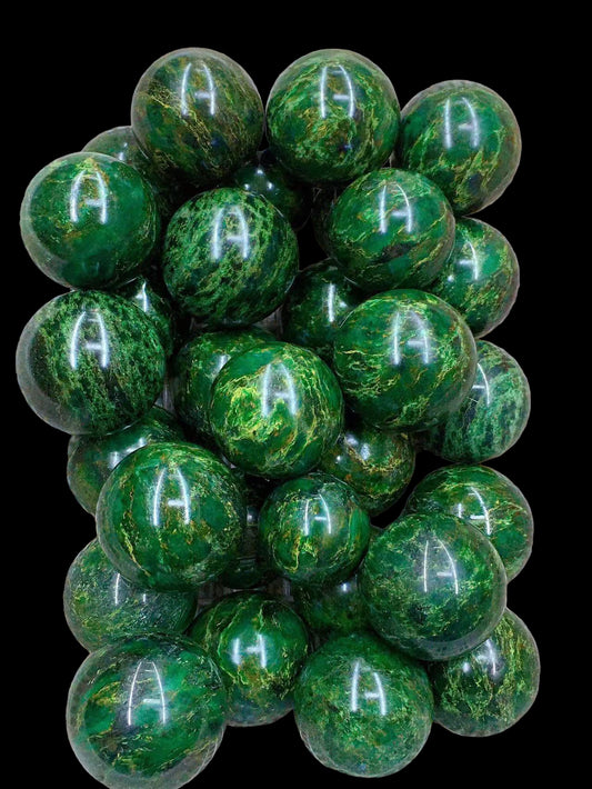 African Green Jade Sphere 4.5"