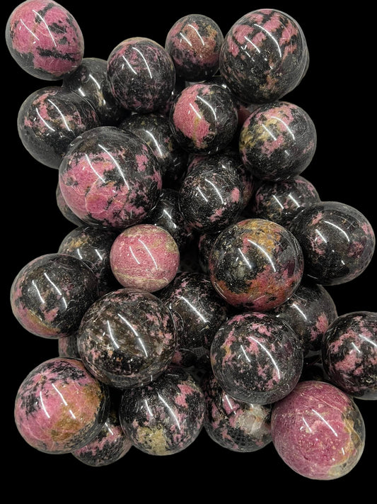 Rhodonite Sphere 3"