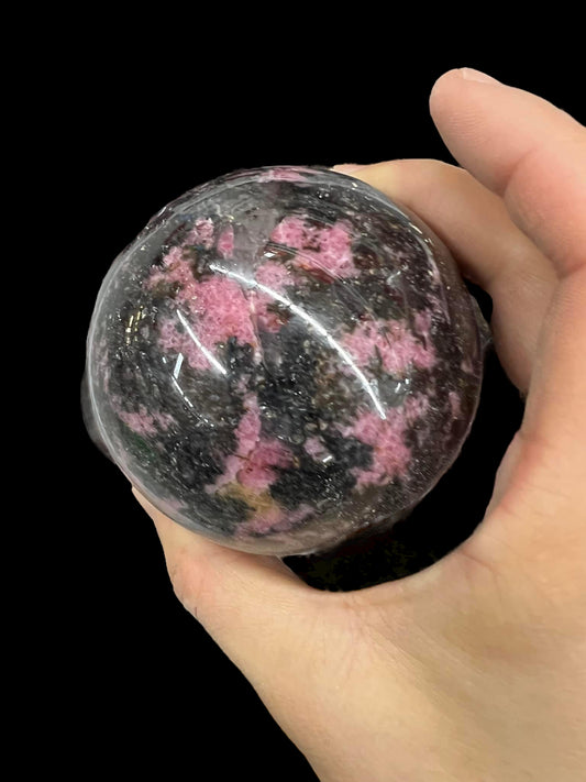 Rhodonite Sphere 3"