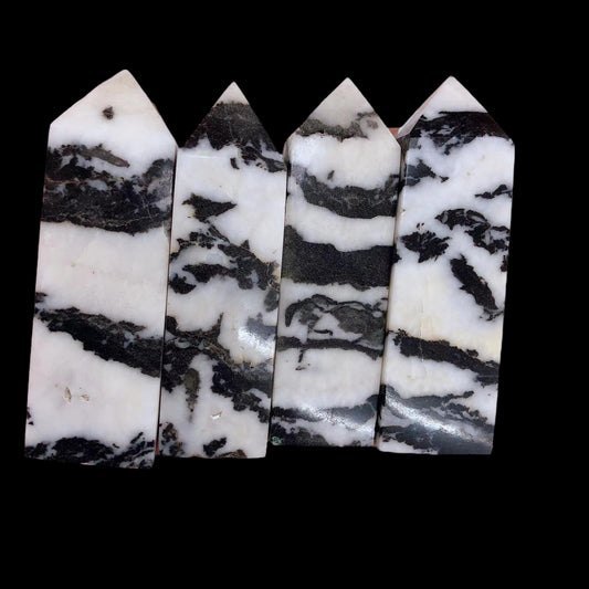 Zebra Jasper Tower 2.5"