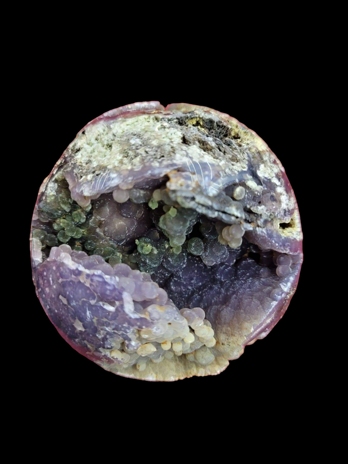 Grape Agate Sphere - High Quality