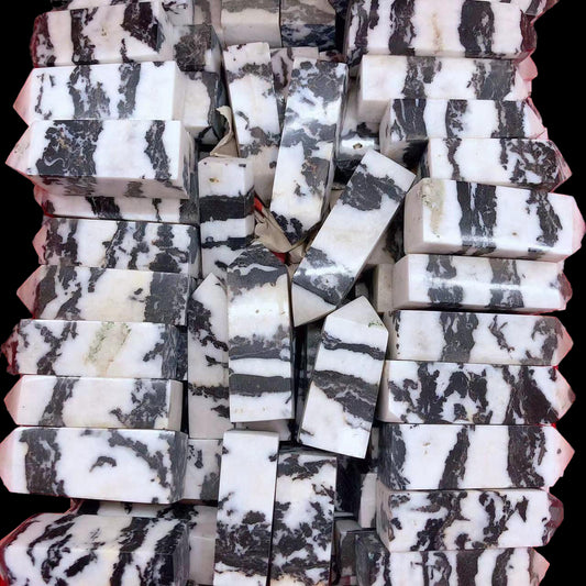 Zebra Jasper Tower 2.5"