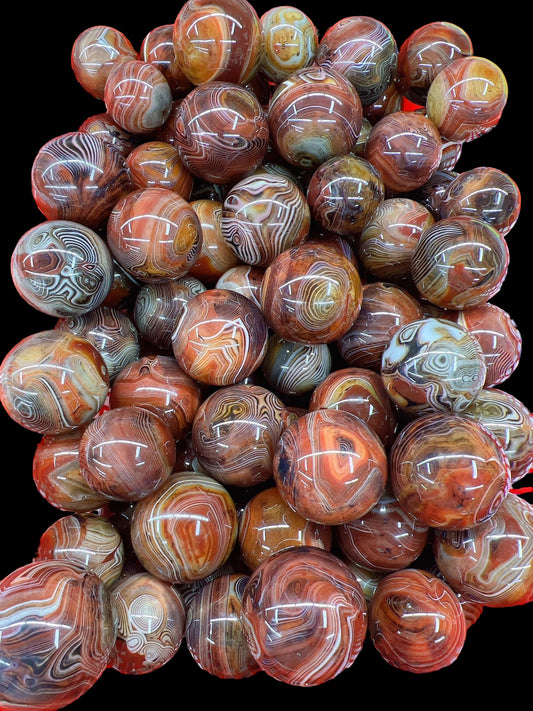 Sardonyx Carnelian Sphere - High Quality 4.5"