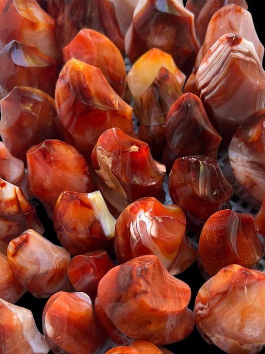 Carnelian Flame 3-4"