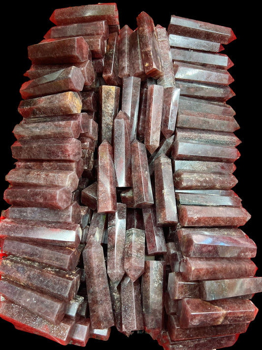 Strawberry Quartz Tower 3"