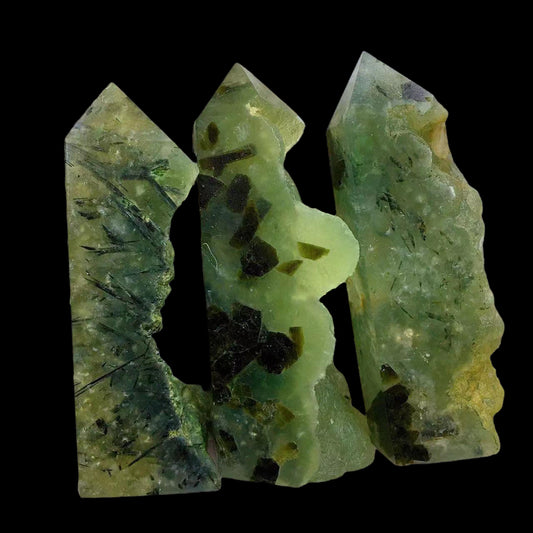 Prehnite & Epidote Tower 2.5-3"