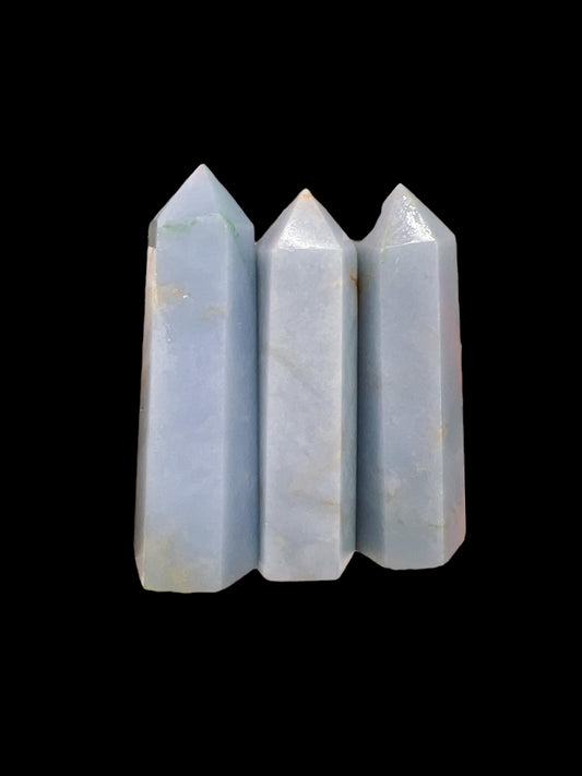 Angelite Blue Calcite Tower 3.5"