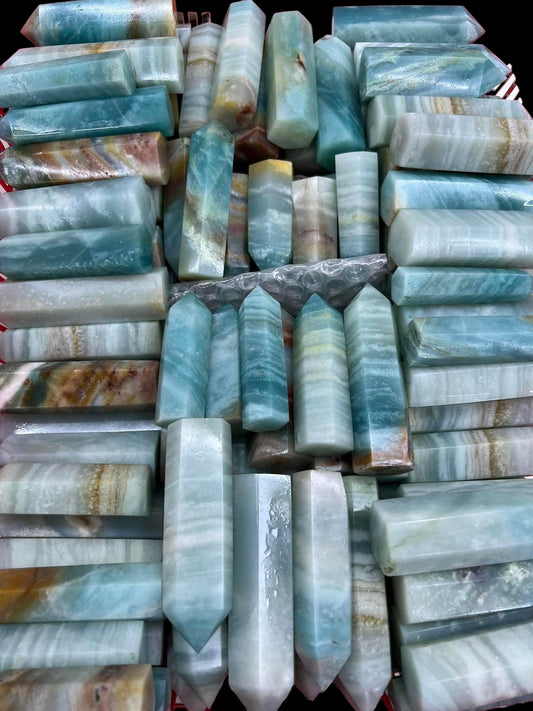 Oceanite Blue Onyx Tower 2-3"